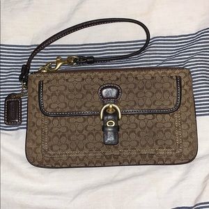 Authentic Coach wristlet